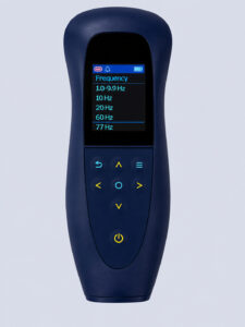 DENAS PCM Pro dynamic neurostimulation device frequency selection screen